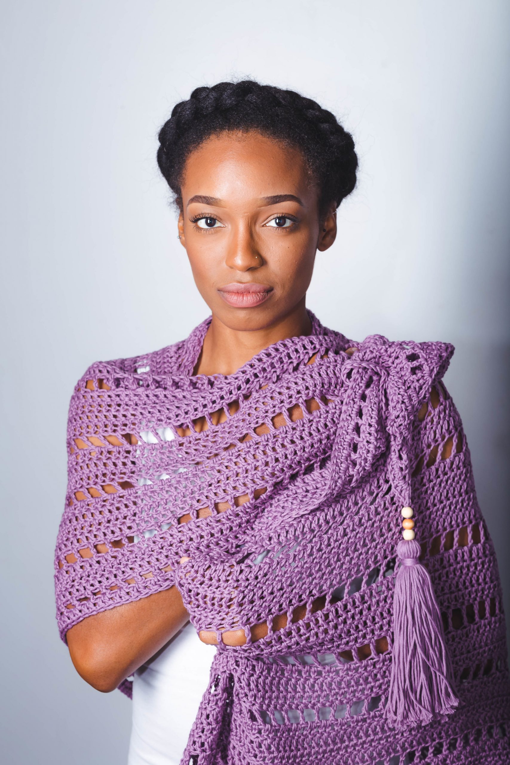 Free Yourself Shawl TL Yarn Crafts Crochet Wrap Pattern