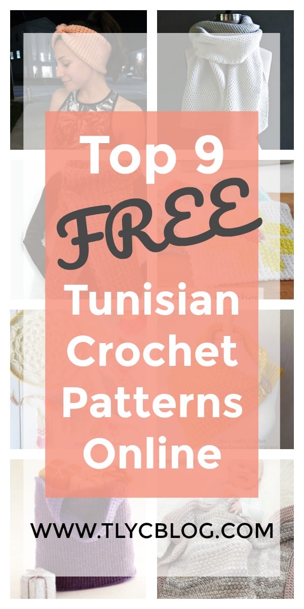 Top 9 Free Tunisian Crochet Patterns Pinterest Ravelry YouTube TL Yarn Crafts