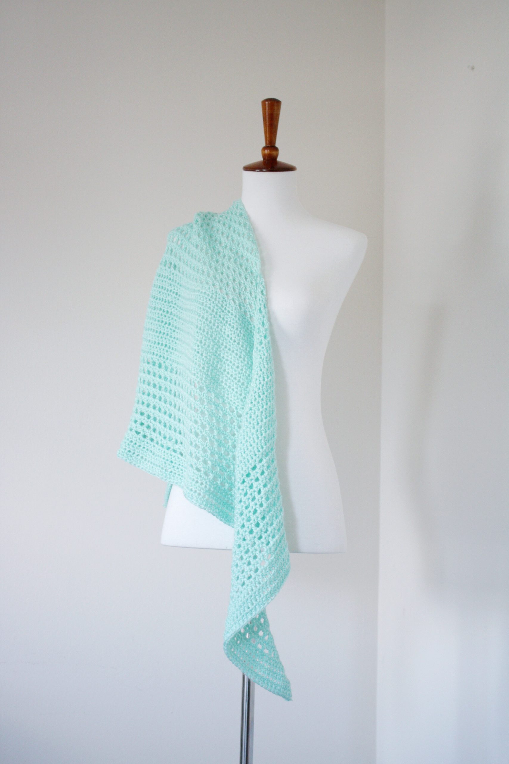 Adore Shawl TL Yarn Crafts crochet spring scarf pattern