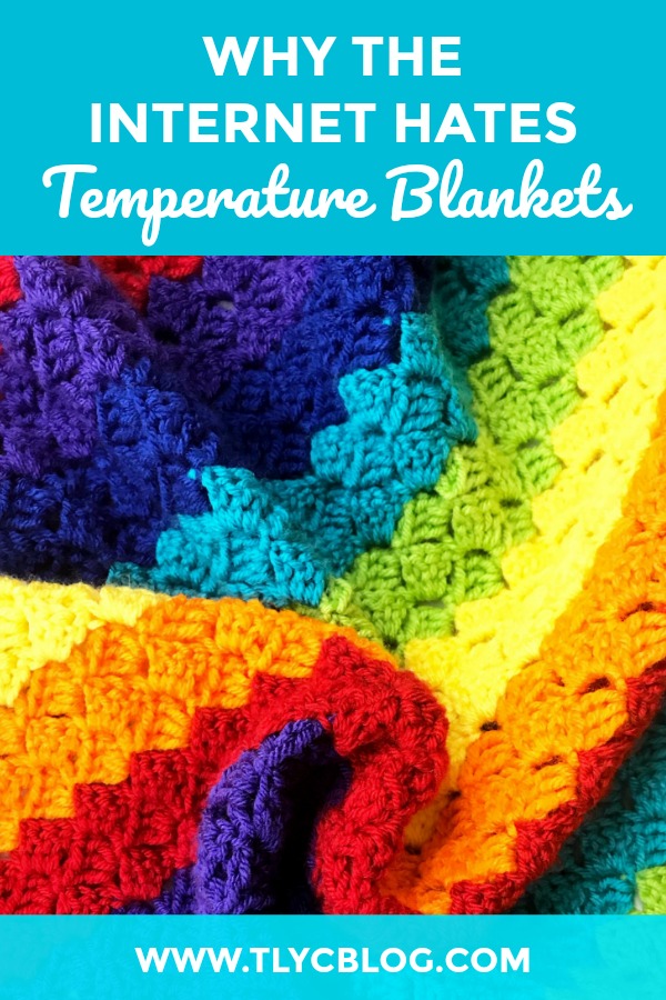 Are crochet temperature blankets dead?! Find out what happened when I asked Instagram what they thought about temperature blankets. Get ready to make your own in 2019 with a few tips and ideas to jazz up this dated craft trend. | TLYCBlog.com