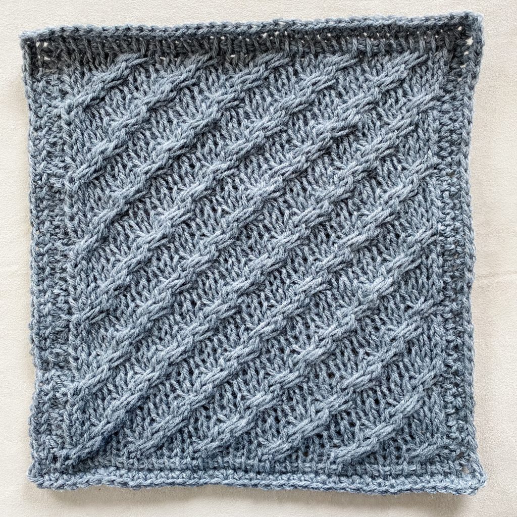 Tunisian crochet cable | Free written pattern and tutorial video for Tunisian crochet beginner learn how to crochet the Tunisian crochet arrowhead stitch | TLYCBlog.com
