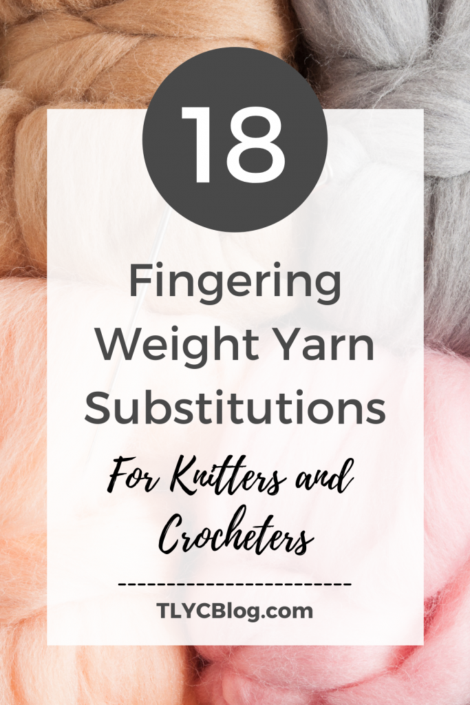 Learn about fingering weight yarn for knitting and crochet. Get inspired with crochet project ideas and value yarns for fingering weight shawls, socks, and blankets. |TLYCBlog.com
