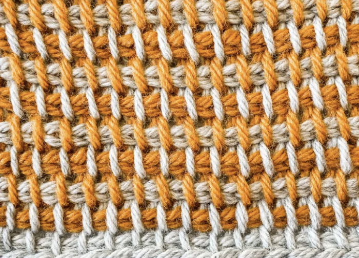 Complex crochet stitch