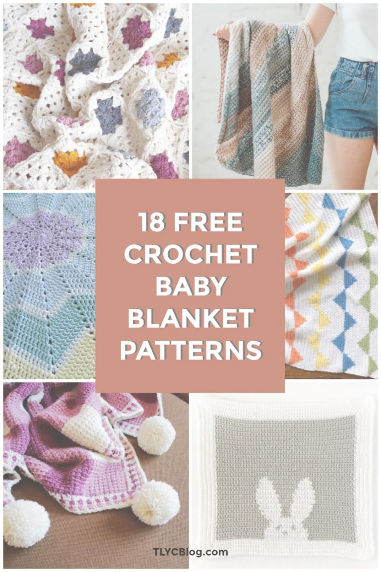 18 Free Crochet Baby Blanket Patterns - TL Yarn Crafts