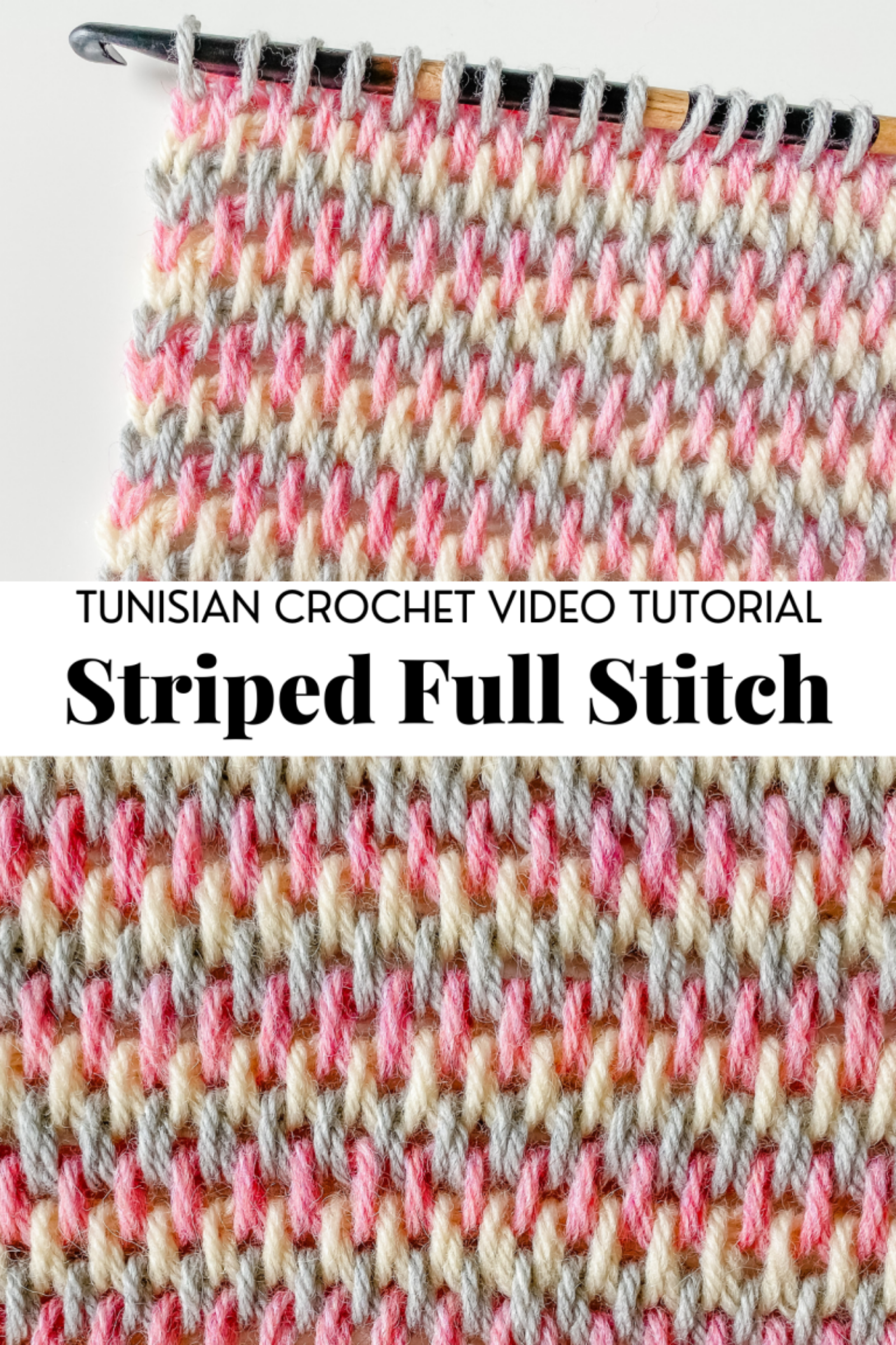 How to Crochet the Tunisian Crochet Full Stitch - VIDEO TUTORIAL - TL Yarn  Crafts