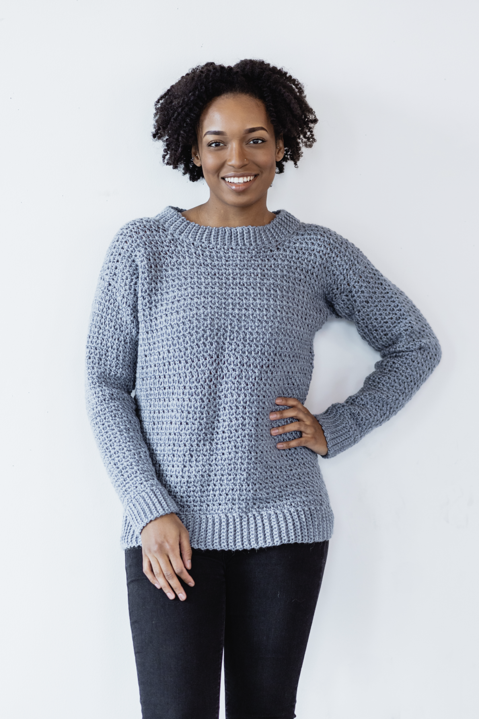 Overlegenhed kokain naturlig Rochester Pullover, free beginner crochet sweater pattern - TL Yarn Crafts
