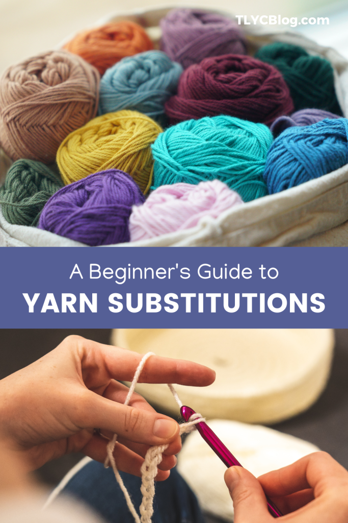 Quick guide to yarn substitutions in your crochet projects. How to substitute yarn in crochet projects. Yarn substitutions made easy.