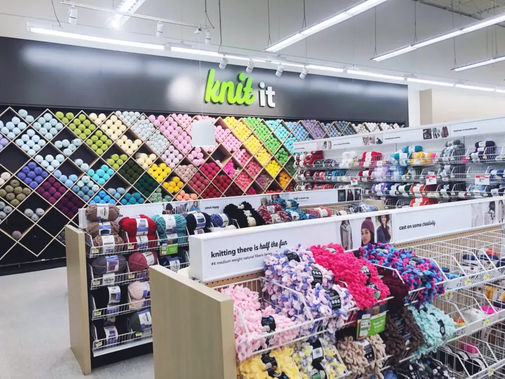 JOANN YARN SECTION