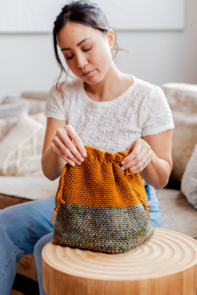 Square One Project Bag by TL Yarn Crafts