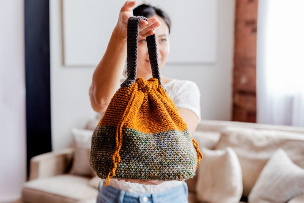 Square One Project Bag by TL Yarn Crafts