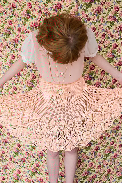 Pineapple Skirt by Annastasia Cruz