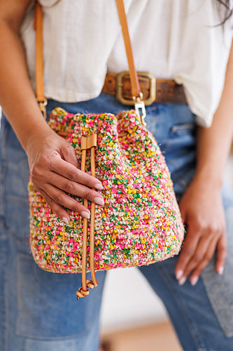Dumpling Bucket Bag by Vanessa Reyes