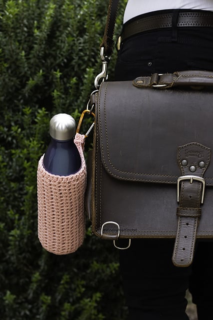 Growing Vines Crossbody Water Bottle Holder by Lindsey Dale