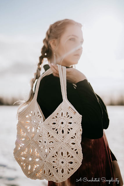 Motif Market Tote by Jennifer Renaud