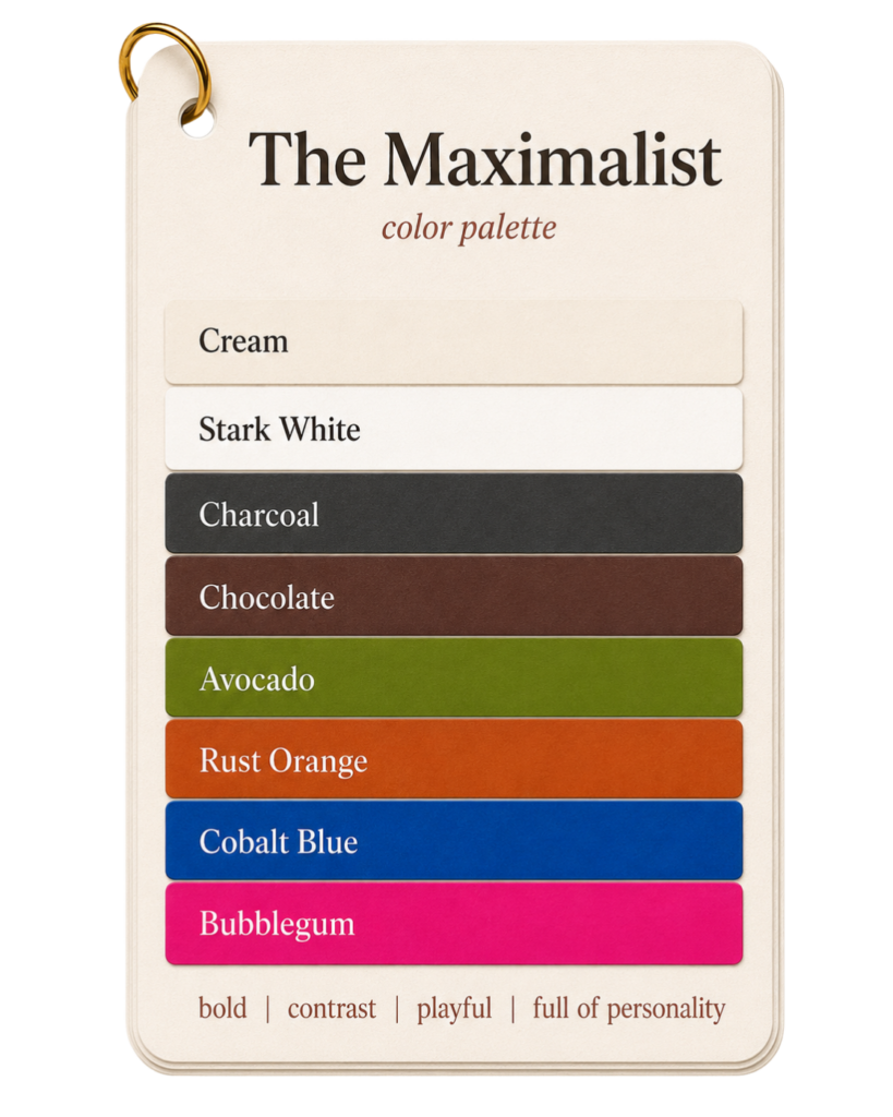 Maximalist Color Palette