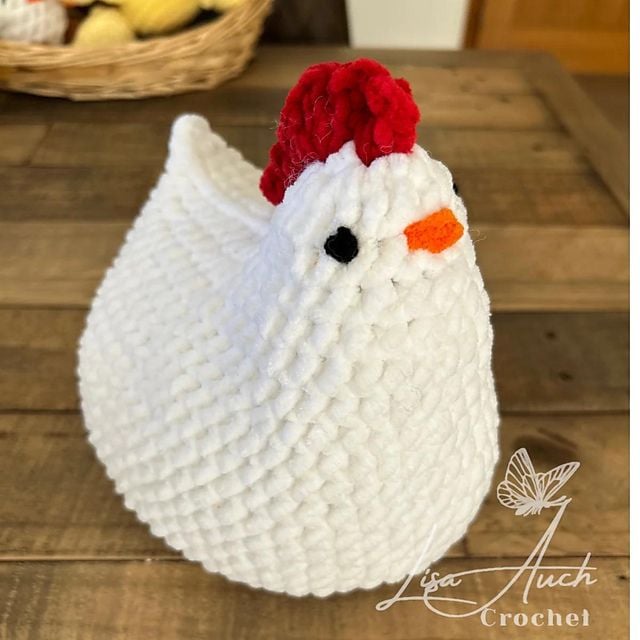 Emotional Support Chicken from Lisa of Lisa Auch Crochet