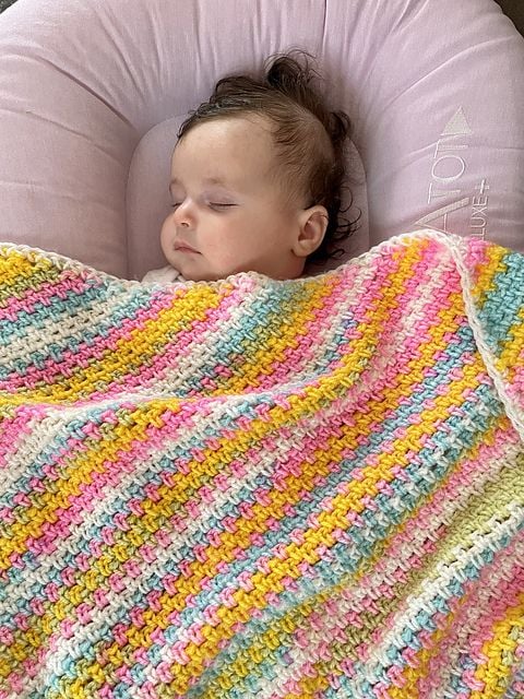 I Scream Blankie from Erica of 1 More Row Designs